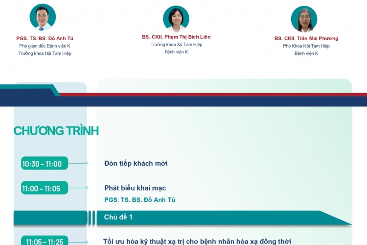 CHƯƠNG TRÌNH SHKH: QUẢN LÝ TOÀN DIỆN BỆNH NHÂN UTPTBN TỪ GIAI ĐOẠN KHU TRÚ ĐẾN GIAI ĐOẠN LAN TRÀN